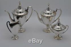 Vintage Moonbeam Rogers Tea Coffee Creamer Sugar Set Silverplate Serving Silver