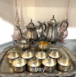 Vintage ONEIDA Silver plate 13 Piece Coffee/Tea Service Set