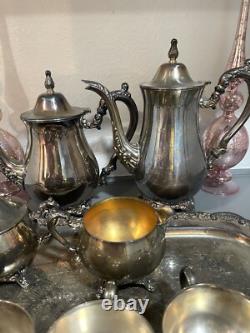 Vintage ONEIDA Silver plate 13 Piece Coffee/Tea Service Set