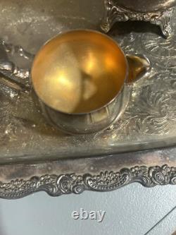 Vintage ONEIDA Silver plate 13 Piece Coffee/Tea Service Set