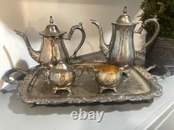 Vintage ONEIDA Silver plate 13 Piece Coffee/Tea Service Set