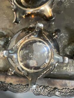 Vintage ONEIDA Silver plate 13 Piece Coffee/Tea Service Set