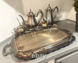 Vintage ONEIDA Silver plate 13 Piece Coffee/Tea Service Set