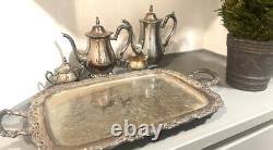 Vintage ONEIDA Silver plate 13 Piece Coffee/Tea Service Set