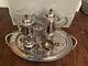 Vintage Oneida Silver Plate 4-piece Coffee/tea Service Set