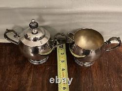 Vintage ONEIDA Silver plate 4-Piece Coffee/Tea Service Set