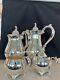 Vintage Oneida Silver Plate 4-piece Coffee/tea Service Set Used Great Condition