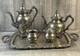 Vintage Oneida Usa Silver Plate 5-piece Coffee/tea Service Set With Tray