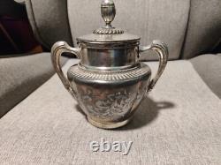 Vintage Pelton Bros & Co St Louis Quadruple Plate Tea Set