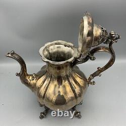 Vintage REED & BARTON 1795 Winthrop Silver Plated Tea Set 4 pieces