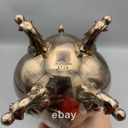 Vintage REED & BARTON 1795 Winthrop Silver Plated Tea Set 4 pieces