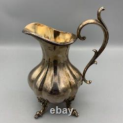 Vintage REED & BARTON 1795 Winthrop Silver Plated Tea Set 4 pieces