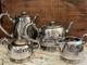 Vintage Rare Silver Plate Coffee And Tea Set Walker & Hall Sheffield