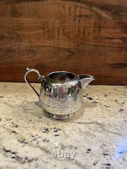 Vintage Rare Silver Plate Coffee And Tea Set Walker & Hall Sheffield