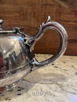 Vintage Rare Silver Plate Coffee And Tea Set Walker & Hall Sheffield