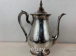 Vintage Reed 4 Barton Silver Plate Four Piece Tea set 4060