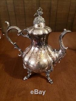Vintage Reed & Barton 1795 Winthrop Teapot & Creamer & 1765 Tea Pot & Sugar
