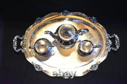 Vintage Reed & Barton 5600 Regent Sterling Silver Plated 4 pc. Tea Set-Beautiful