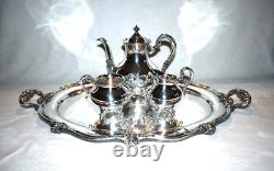 Vintage Reed & Barton 5600 Regent Sterling Silver Plated 4 pc. Tea Set-Beautiful