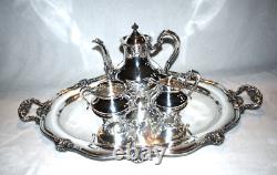 Vintage Reed & Barton 5600 Regent Sterling Silver Plated 4 pc. Tea Set-Beautiful