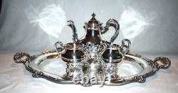 Vintage Reed & Barton 5600 Regent Sterling Silver Plated 4 pc. Tea Set-Beautiful