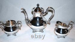 Vintage Reed & Barton 5600 Regent Sterling Silver Plated 4 pc. Tea Set-Beautiful