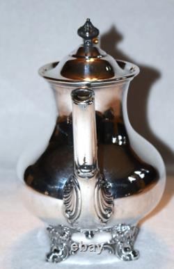 Vintage Reed & Barton 5600 Regent Sterling Silver Plated 4 pc. Tea Set-Beautiful