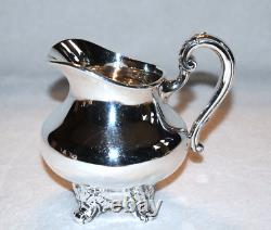 Vintage Reed & Barton 5600 Regent Sterling Silver Plated 4 pc. Tea Set-Beautiful