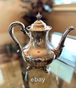 Vintage Reed & Barton 5600 Regent Sterling Silver Plated 5 pc. Tea Set-Beautiful