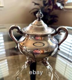 Vintage Reed & Barton 5600 Regent Sterling Silver Plated 5 pc. Tea Set-Beautiful