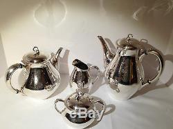 Vintage Reed & Barton Americana Silverplate 4 Piece Coffee & Tea Service RARE