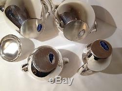 Vintage Reed & Barton Americana Silverplate 4 Piece Coffee & Tea Service RARE