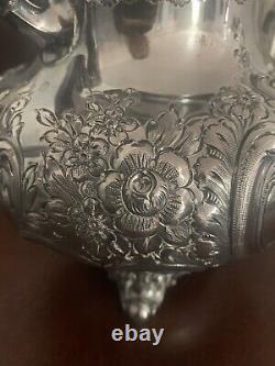 Vintage Reed & Barton Hand Chased Silver Plate Teapot