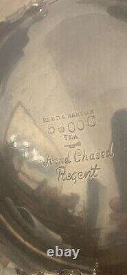 Vintage Reed & Barton Hand Chased Silver Plate Teapot