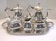 Vintage Reed & Barton Northumberland 5800 Silver Plated Coffee Tea Service Read