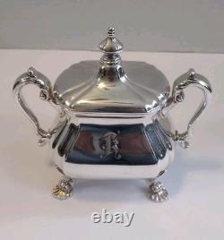 Vintage Reed & Barton Northumberland 5800 Silver Plated Coffee Tea Service READ