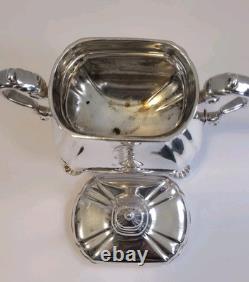 Vintage Reed & Barton Northumberland 5800 Silver Plated Coffee Tea Service READ