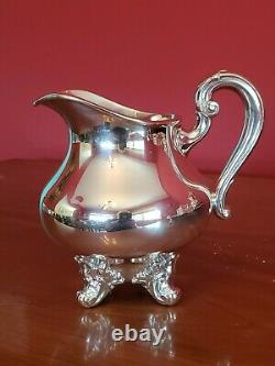 Vintage Reed & Barton Regent 5600 Silverplate Tea Set With Tray