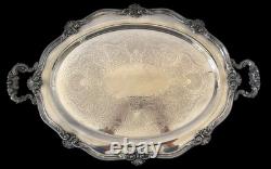 Vintage Reed & Barton Silverplate REGENT 5600 Coffee Tea Set 4 Pieces Plus Tray