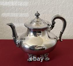Vintage Reed & Barton Silverplate REGENT 5600 Coffee Tea Set 4 Pieces Plus Tray