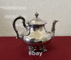 Vintage Reed & Barton Silverplate REGENT 5600 Coffee Tea Set 4 Pieces Plus Tray