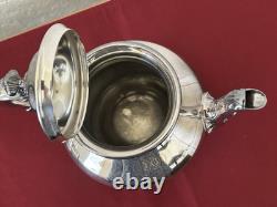 Vintage Reed & Barton Silverplate REGENT 5600 Coffee Tea Set 4 Pieces Plus Tray