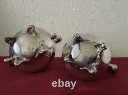 Vintage Reed & Barton Silverplate REGENT 5600 Coffee Tea Set 4 Pieces Plus Tray