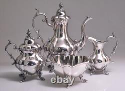 Vintage Reed Barton Winthrop Tea Set- 4 Piece Service Set -Silverplate