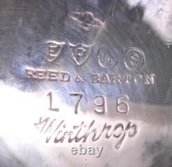 Vintage Reed Barton Winthrop Tea Set- 4 Piece Service Set -Silverplate