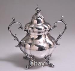 Vintage Reed Barton Winthrop Tea Set- 4 Piece Service Set -Silverplate