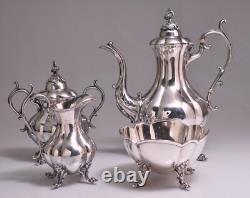 Vintage Reed Barton Winthrop Tea Set- 4 Piece Service Set -Silverplate