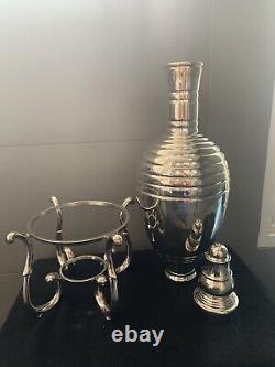 Vintage Samovar Coffee, Tea, Rose Water SilverPlate with stand. Impressive