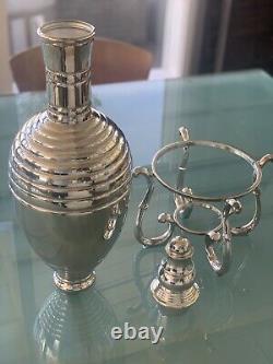 Vintage Samovar Coffee, Tea, Rose Water SilverPlate with stand. Impressive