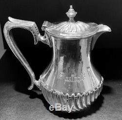 Vintage Santa Fe Dining Car Silver Plated Tea Pot by Harrison Bros & Howson